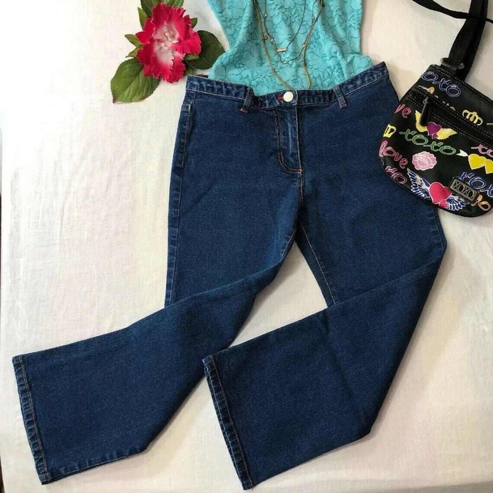 Blue Asphalt Stretchy Indigo Cropped Capri Jeans Jrs 5 - Picture 4 of 8